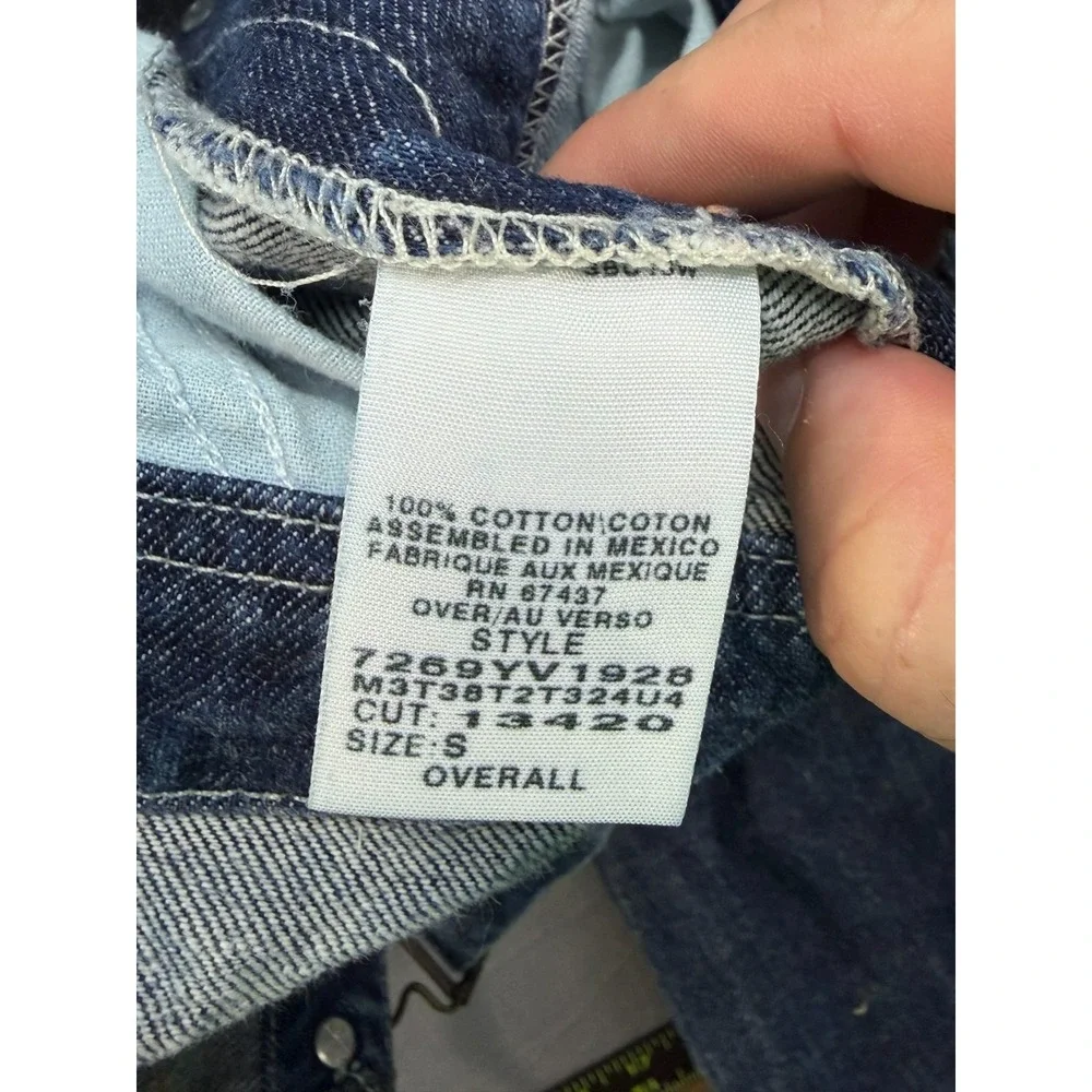 Vintage Y2K 90s Polo Jeans Workwear Ralph Lauren Denim Coveralls Women Size Smal - Picture 12 of 16